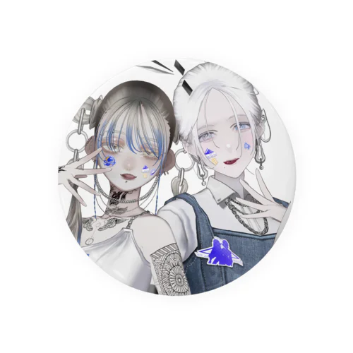 2ショット Tin Badge