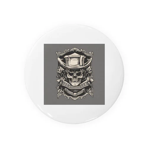 スカル Tin Badge