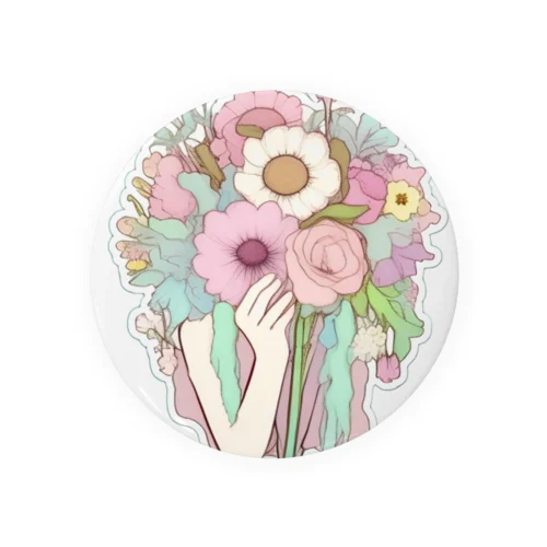 Flower Tin Badge