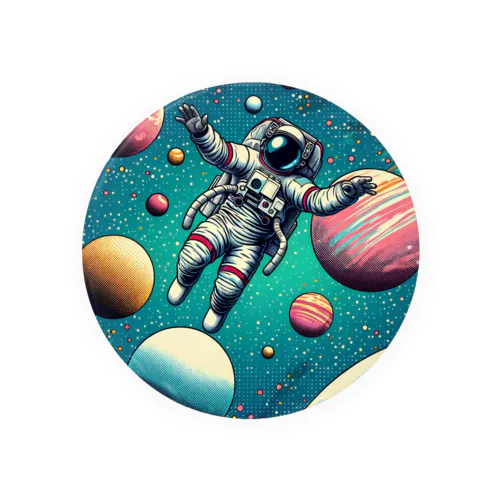 惑星間の航路：宇宙の冒険 Tin Badge