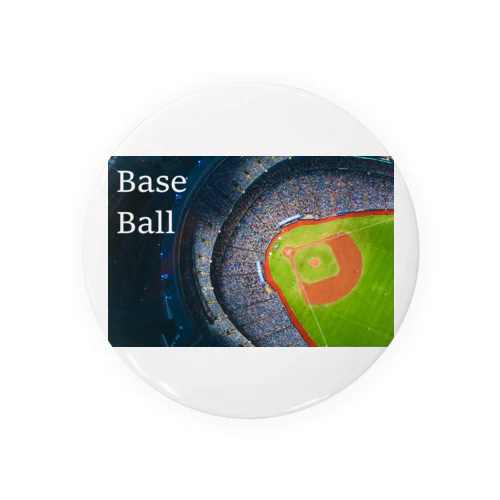 BaseBall Tin Badge