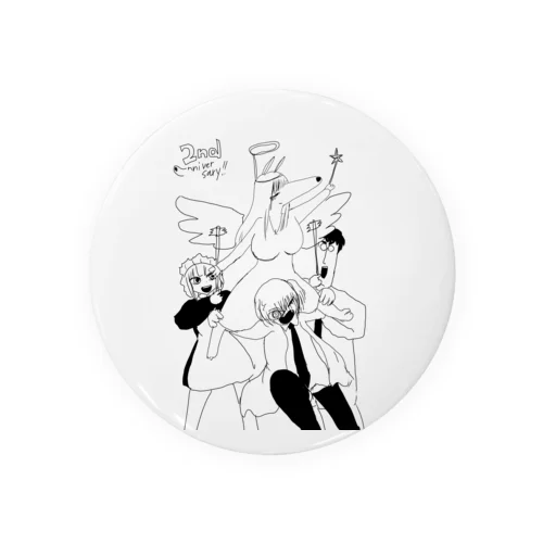 Kemofujin 2nd Anniversary Tin Badge