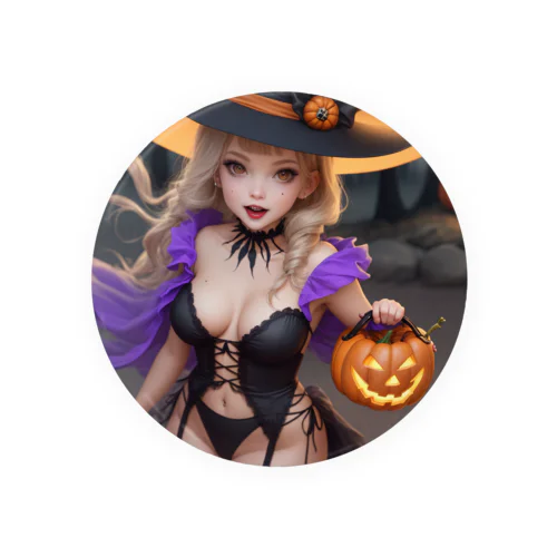 ハロウイーン魔女 Tin Badge