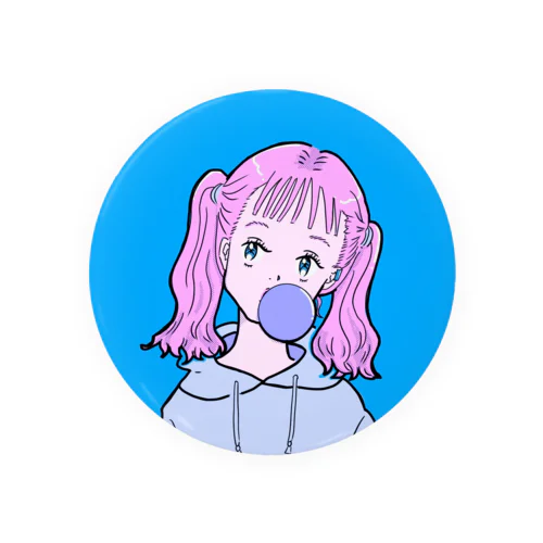 ふうせんがーる Tin Badge