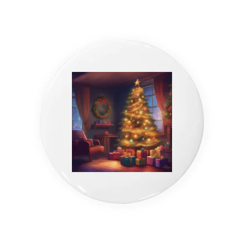 クリスマスツリー（Christmas Tree） 缶バッジ