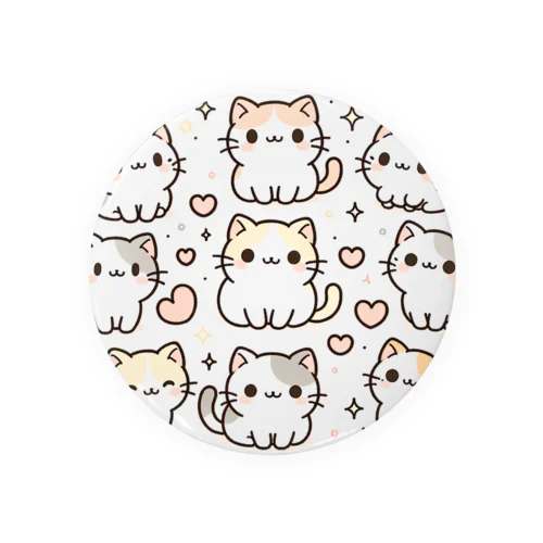 Kitty Love Galaxy Tin Badge