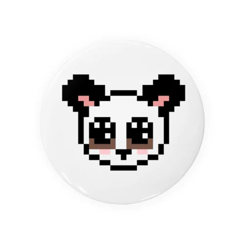 Kawaii panda face 缶バッジ