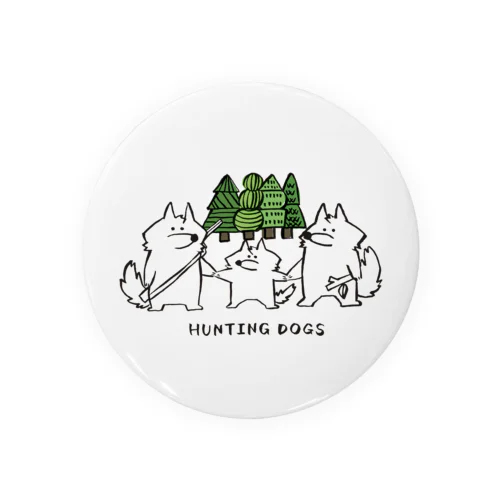 HUNTING DOGS Tin Badge