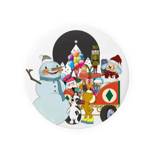 クリスマスオンパレード Tin Badge