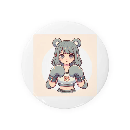 戦うクマ子 Tin Badge