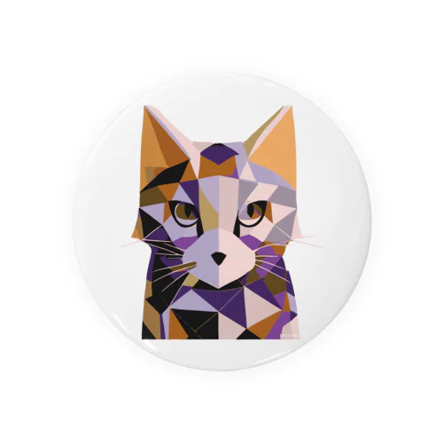 不思議な猫 Tin Badge