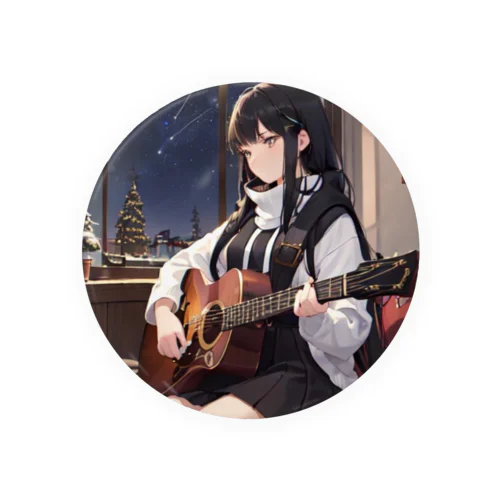 ギター少女　リオ Tin Badge