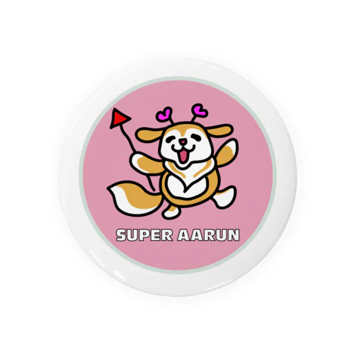 SUPER AARUN  Tin Badge