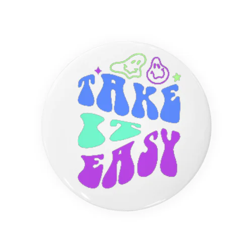 🌟 Take It Easy Apparel & Goods 🌟 缶バッジ