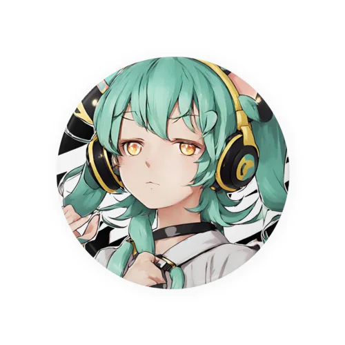 VOCALOID風 猫耳ちゃん Tin Badge