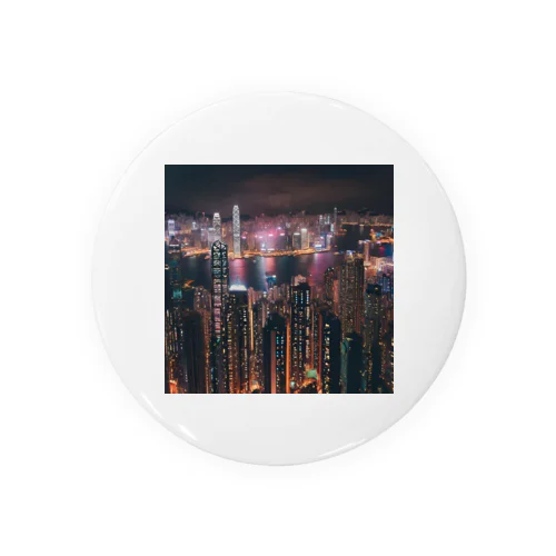 香港の夜景グッズ Tin Badge