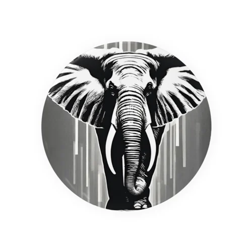Elephant Tin Badge