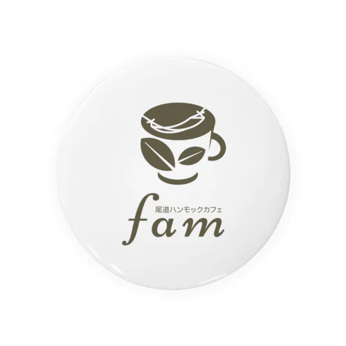 ハンモックカフェfam  Tin Badge