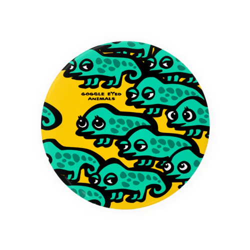 MANY CHAMELEONS_75mm Tin Badge