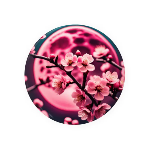 RetrowaveFlower-桜- Tin Badge