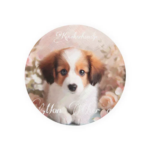 キュートなコーイケルホンディエ🐶puppy Tin Badge