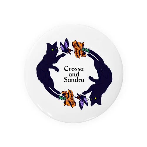 crossandra 戯れ Tin Badge