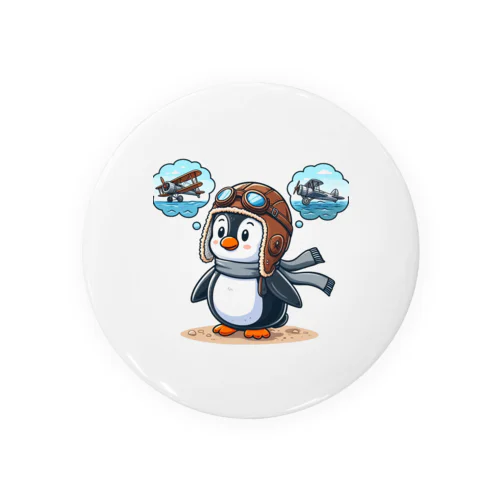 空を飛びたいペンギン Tin Badge