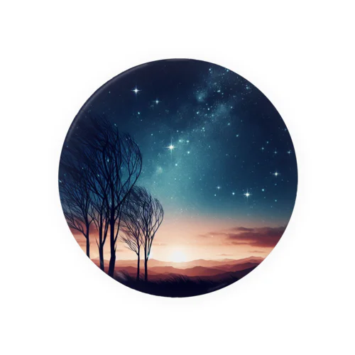 幻想的な夜空🌌 Tin Badge