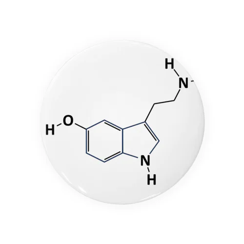 Serotonin Tin Badge