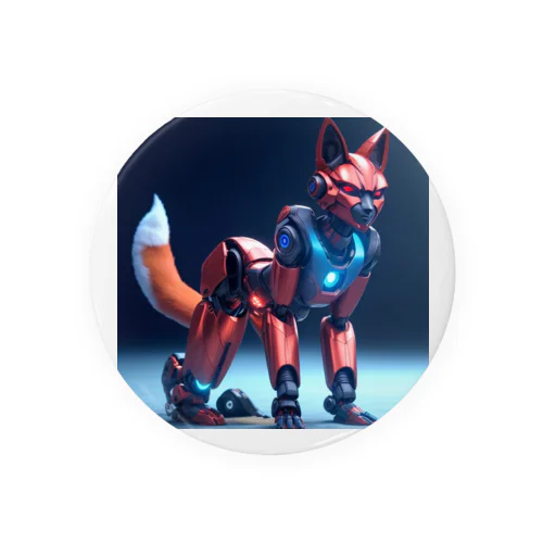 「永遠の忠誠：キツネロボットの物語」 ： "Eternal Loyalty: Story of the Kitsune Robot" Tin Badge