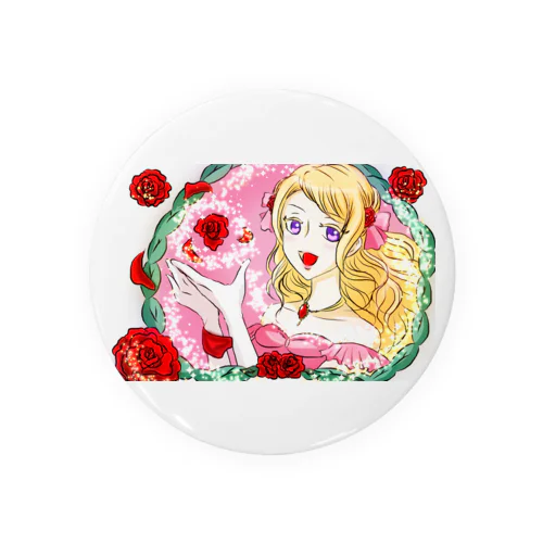 薔薇とお姫様 Tin Badge