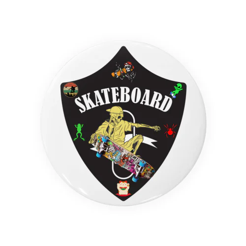 スケートボード Tin Badge