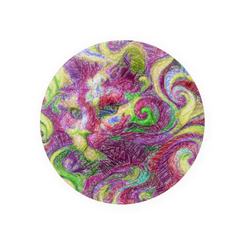 Whimsical Feline Dream #6/6 Tin Badge