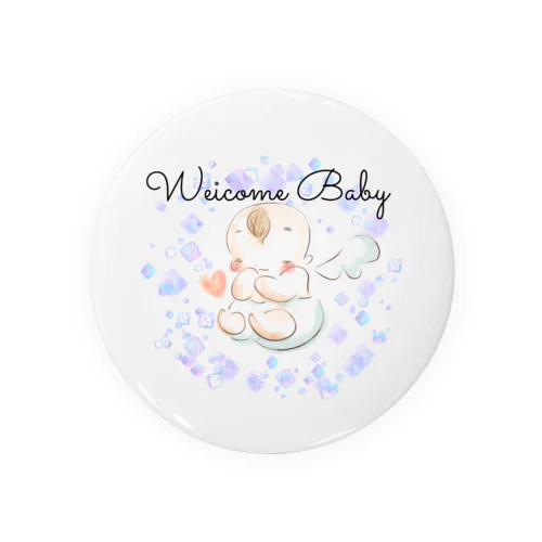 Welcome Baby 缶バッジ