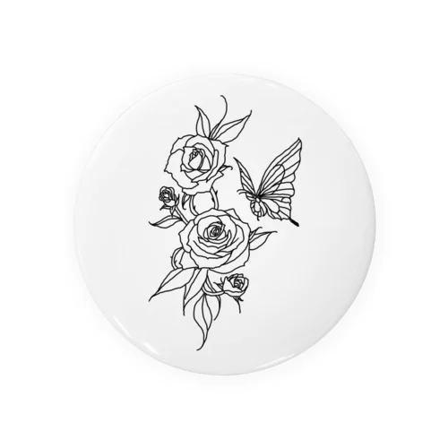 薔薇×蝶 Tin Badge