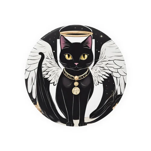 宇宙黒猫キョロちゃん(薔薇) Tin Badge