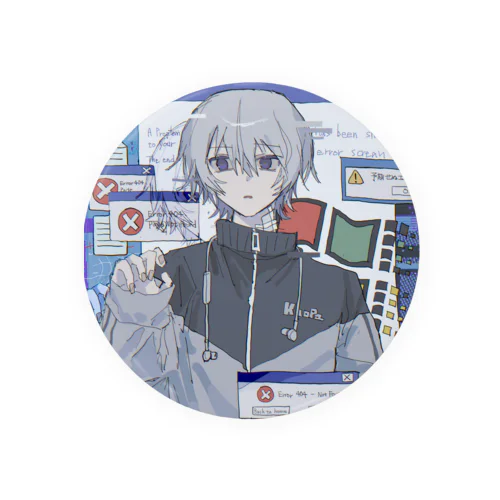 Error‐Oz Tin Badge