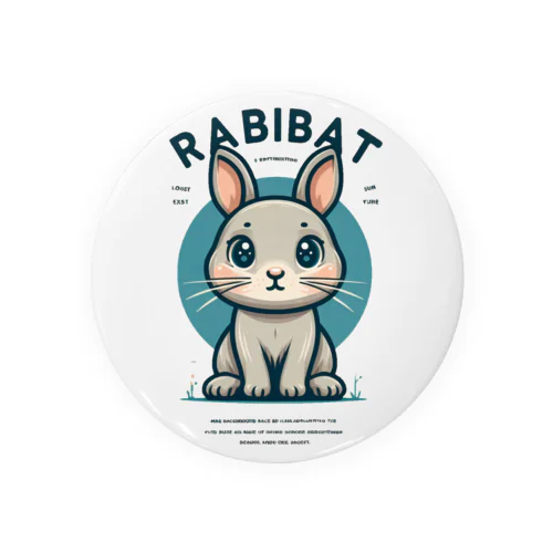 Rabbit 缶バッジ