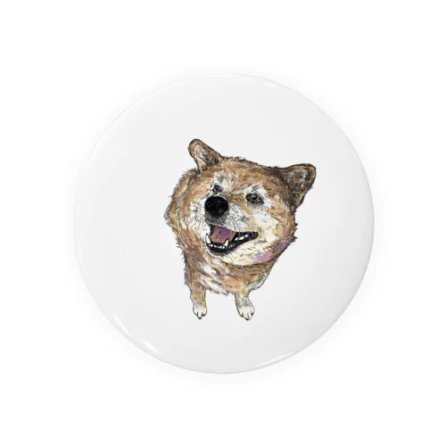 友達の犬 Tin Badge