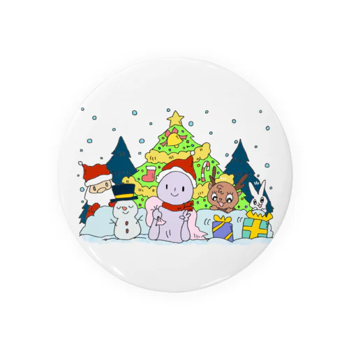 ほーはいさんクリスマス Tin Badge