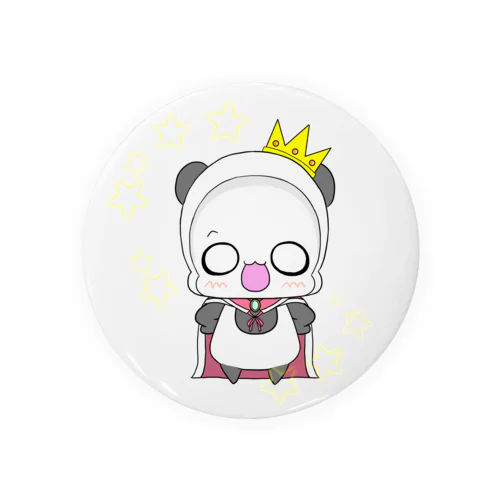 白くまパンダKINGDOM　白くまパンダ Tin Badge