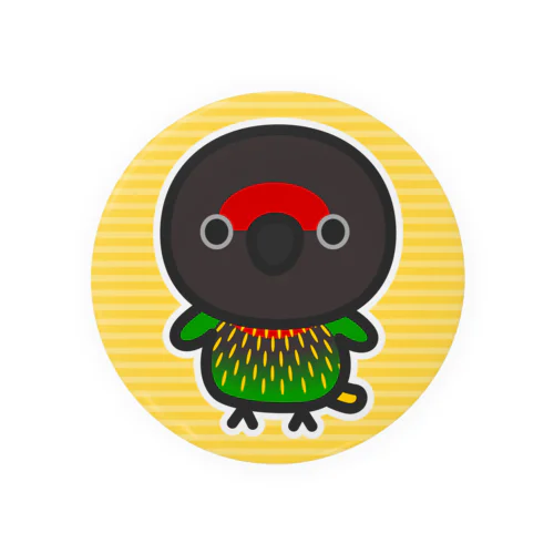 キスジインコ Tin Badge