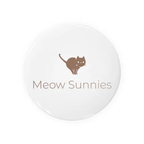 Meow Sunniesロゴバージョン 缶バッジ