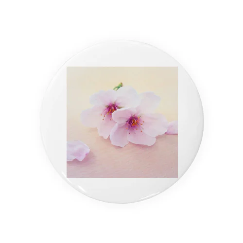 桜(ピンク) Tin Badge