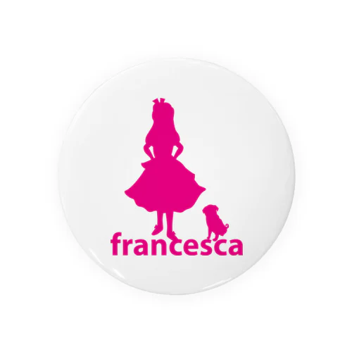 francesca & alice Tin Badge