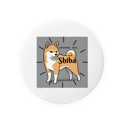 ジャパニーズわんこShiba 缶バッジ