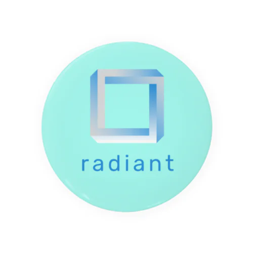 radiantのロゴ🔸 缶バッジ