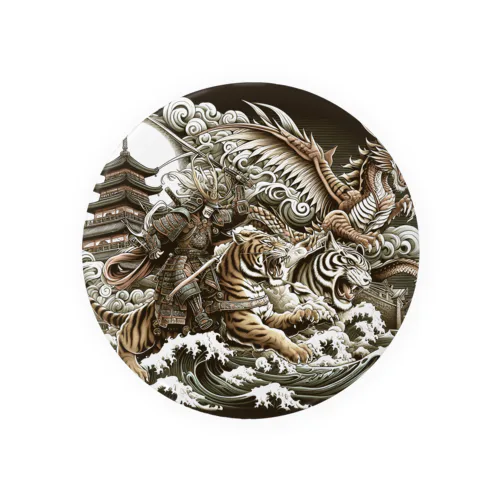 龍虎双舞 Tin Badge