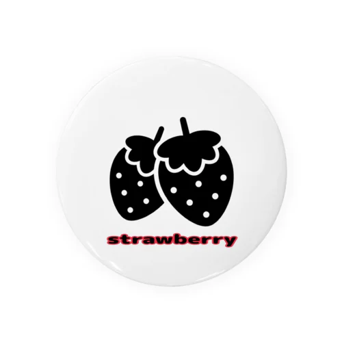 strawberry 缶バッジ