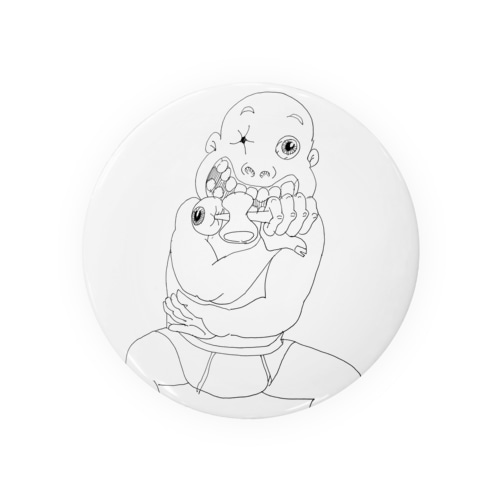 めんたまとめけん by サワソン Tin Badge